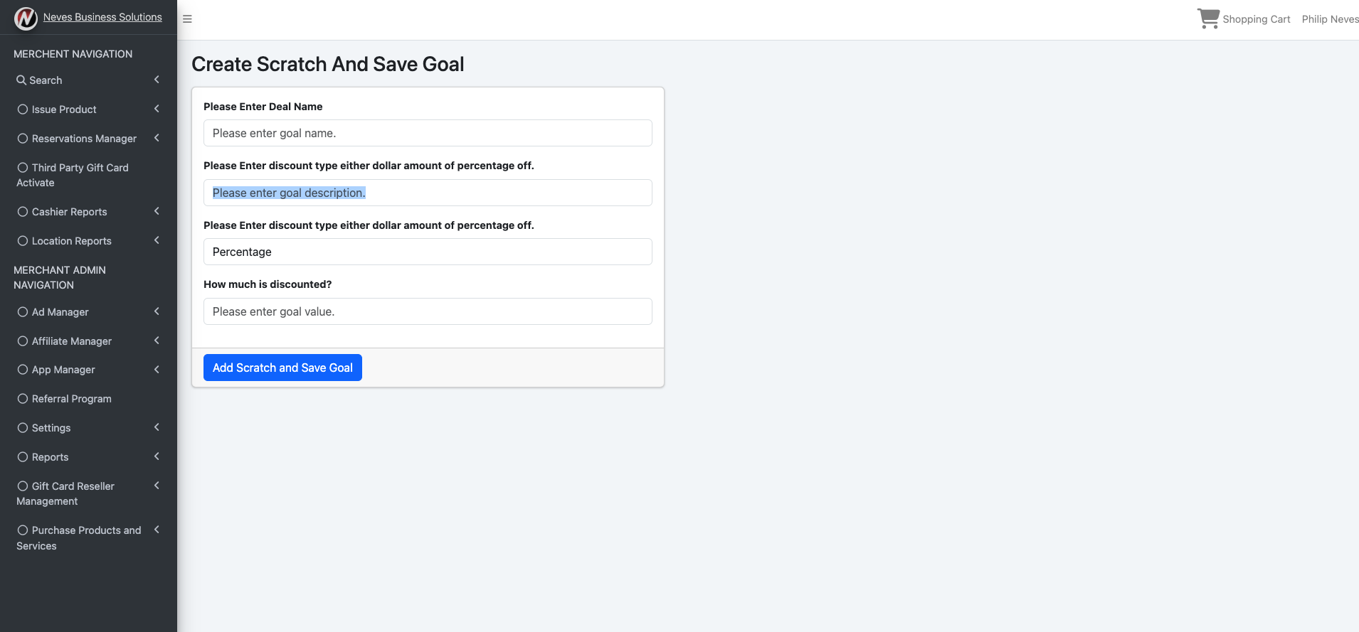 Scratch and Save Voucher Create rewards